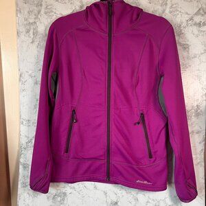 Ladies Eddie Bauer Hoodie Size Medium First Ascent Full Zip Hoodie‎ Purple